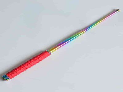 26″ FlareStorm Baton – Red + Rainbow Handle